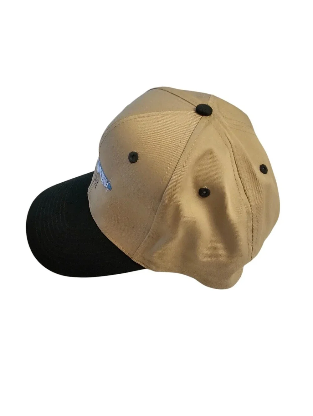 Vintage 1990s P-51 Mustang Plaine Airplane Embroidered Snapback Hat